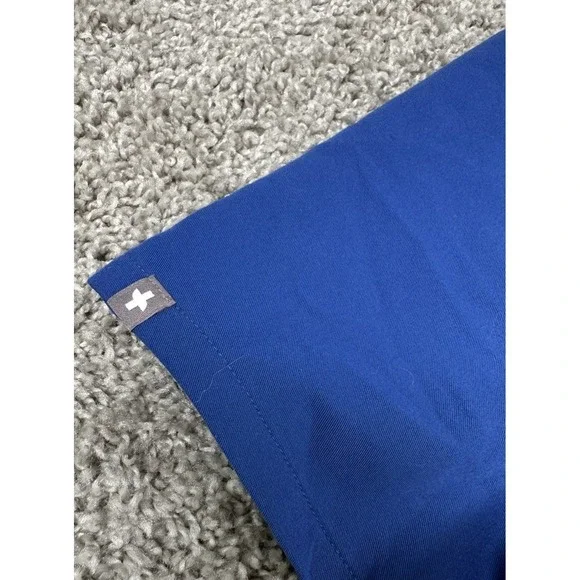 Figs Technical Collection Casma Womens Scrub Top Blue Pockets‎ Small - Picture 3 of 7